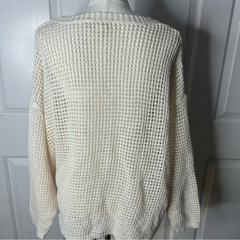 TWRHLL by Christie Brinkley American flag Mesh Sweater (size 1X) - Picture 5 of 7